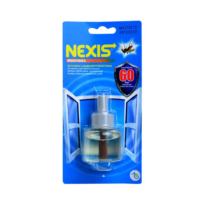 Recharge liquide anti-moustiques 60 nuits - NEXIS