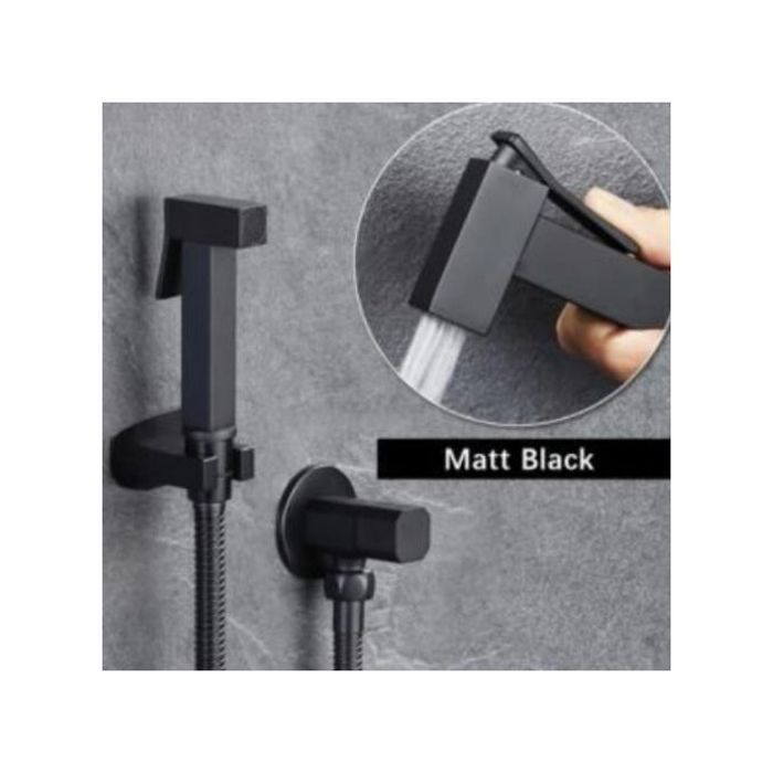 Douchette wc pour salle de bain noir Bone qualité inox