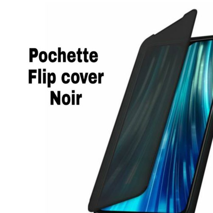 Pack - Incassable Samsung A11 Couleur Noir + Pochette Miroir Pour Samsung A11 Noir