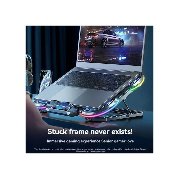 GAMER STORE coussin de refroidissement pour ordinateur portable gaming RGB Q6