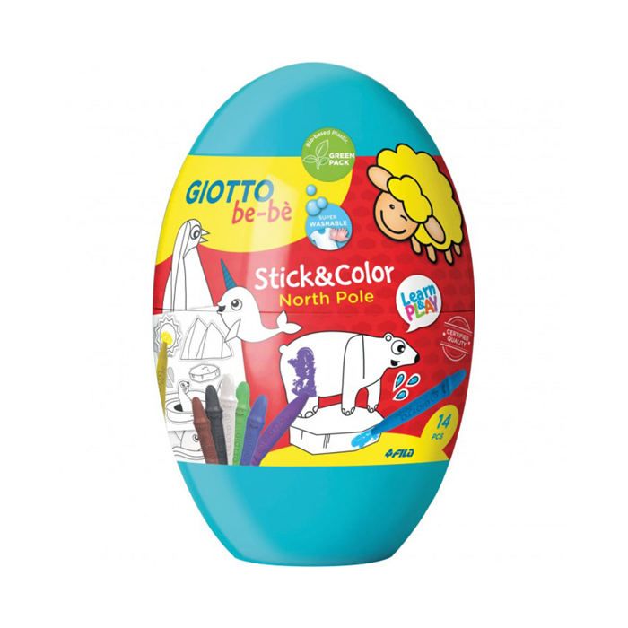 Giotto Be-bè : Stick & Color œuf