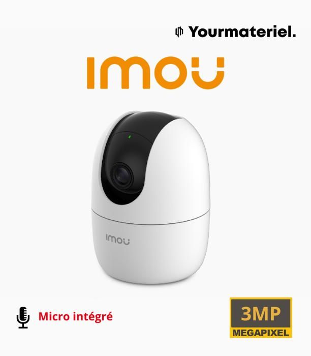 Caméra de surveillance - IMOU - Ranger 2 - 3MP - Vision nocturne - Wi-Fi intégré