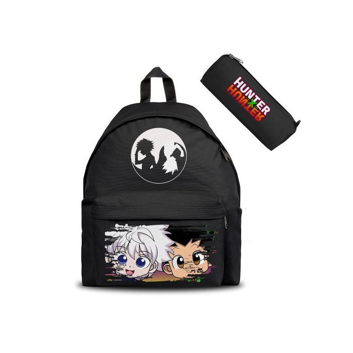 Hunter X Hunter Anime Gon & Killua - Cartable & Trousse Backpack Scolaire