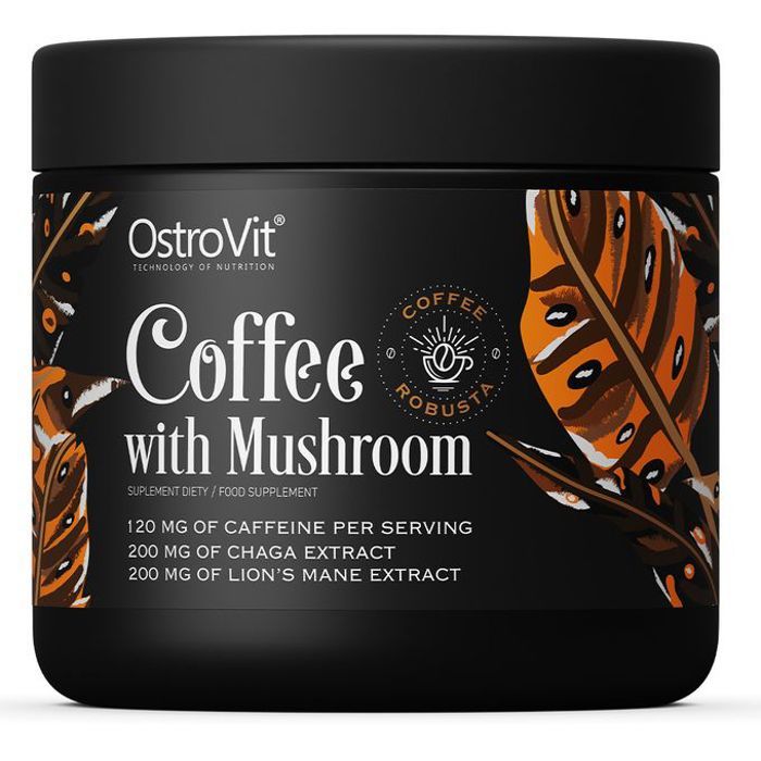 Coffee with Mushrooms150 g Naturel - Caféine, Énergie, Chaga & Lion's Mane
