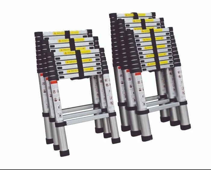 Échelle Télescopique - Aluminium - 4,4 m - Légère - Sécurité Renforcée - 150 kg