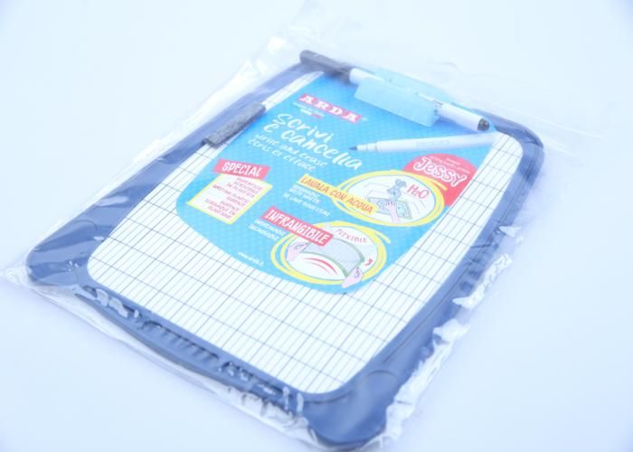 Ardoise Effaçable Bord Gomme Incassable + Feutre Effaçable