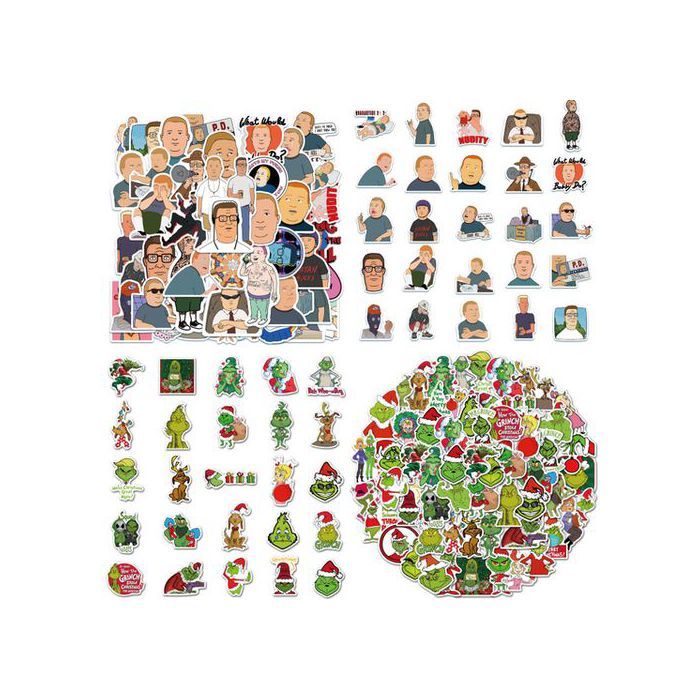 Stickers - Multicolore - 60pcs - Décoration murale - Contemporain - Design - Mixte