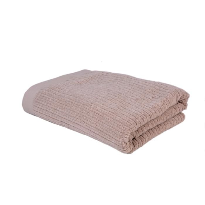 Serviette - ESMA - 90x150 cm - Beige - Douce - Absorbante