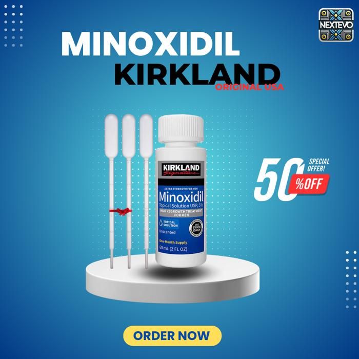 Minoxidil 5% Kirkland - 60ml - ORIGINAL USA