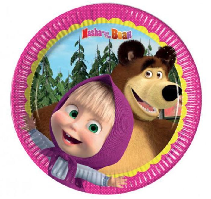 PACK ANNIVERSAIRE 91 PIECES MASHA ET MISHKA