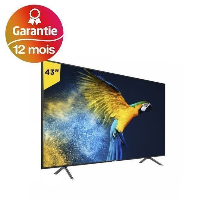 Smart TV 43" - Morsat - Android 14 - FHD - Récepteur TNT - 2 Télécommandes
