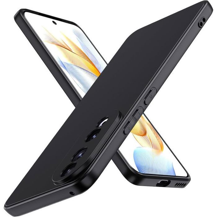 Pochette Silicone pour  Honor 90 couleur: Noir