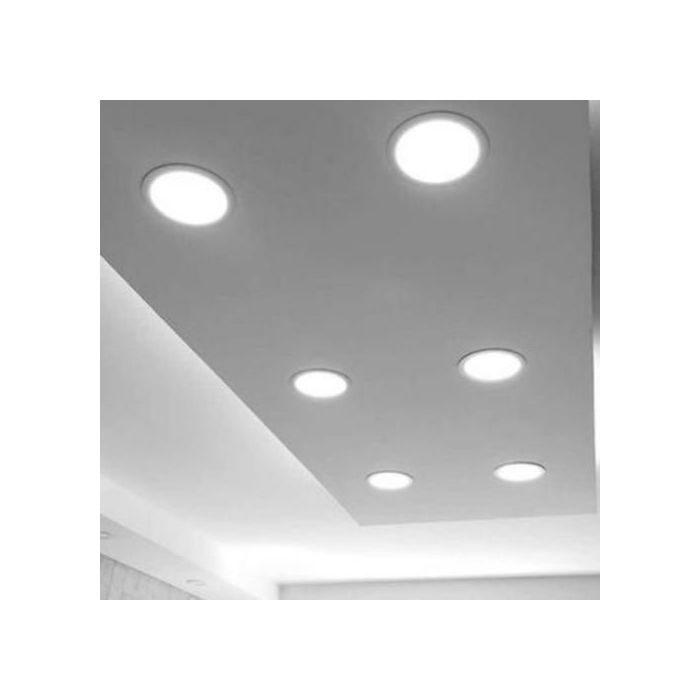 6 spot led encastrable pour plafonniers rond;panel led