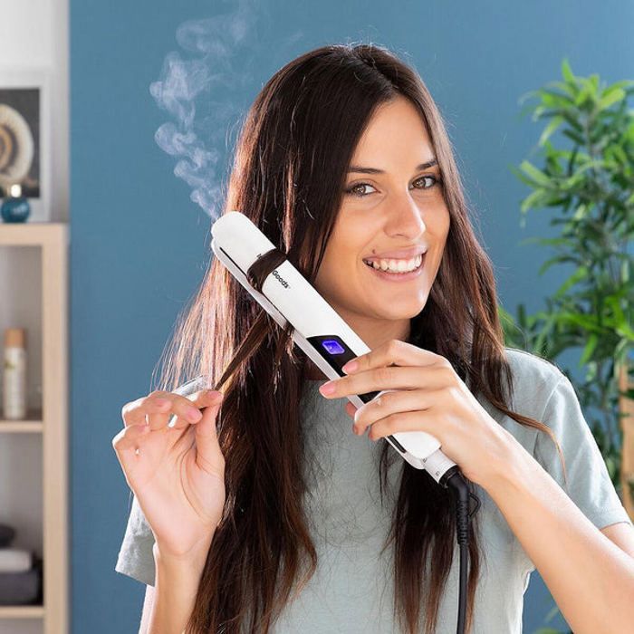Lisseur à Cheveux - Stemio - InnovaGoods - Céramique - 36 W - Garantie 2 ans