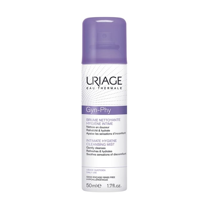 Brume Nettoyante Hygiène Intime - URIAGE - Gyn-Phy - 50ml - Hypoallergénique - Usage Quotidien