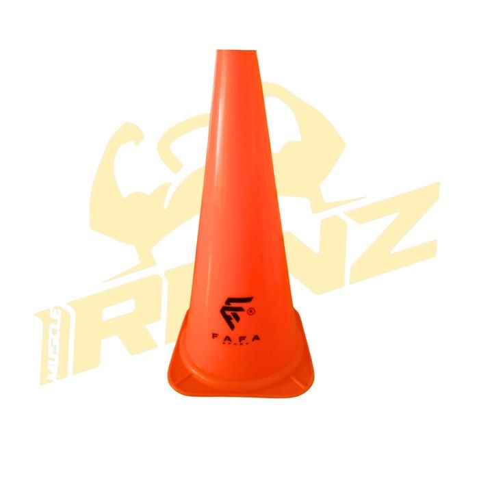 Cônes de Marqueur - VIFERR - Orange - Plastique - Accessoire de Football - Signalisation