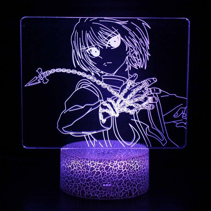 Lampe LED 3D - Hunter x Hunter - Kurapika - Télécommande - Effets lumineux - Économie d'énergie