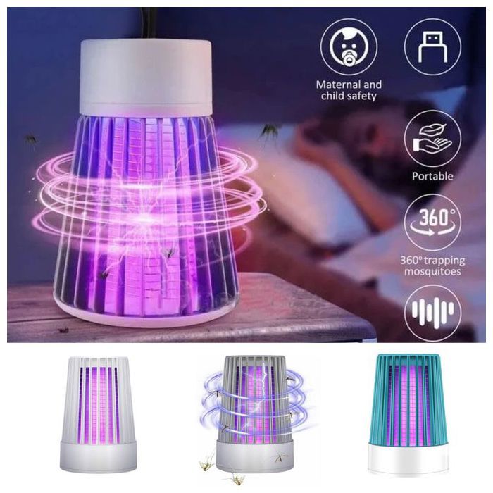 Lampe moustiquaire portable rechargeable USB, sans modèle spécifique
