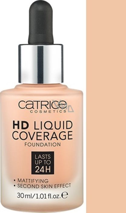 Fond de teint - CATRICE - HD Liquid Coverage 020 - Rose Beige - 30 ml - Haute définition