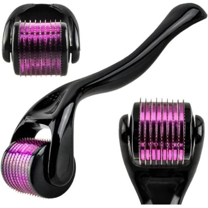 Derma Roller - Derma Roller - 0.5 mm - 540 aiguilles - Stimule repousse cheveux - Anti-âge