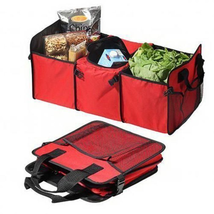 Organisateur de coffre de voiture sac de rangement portable
