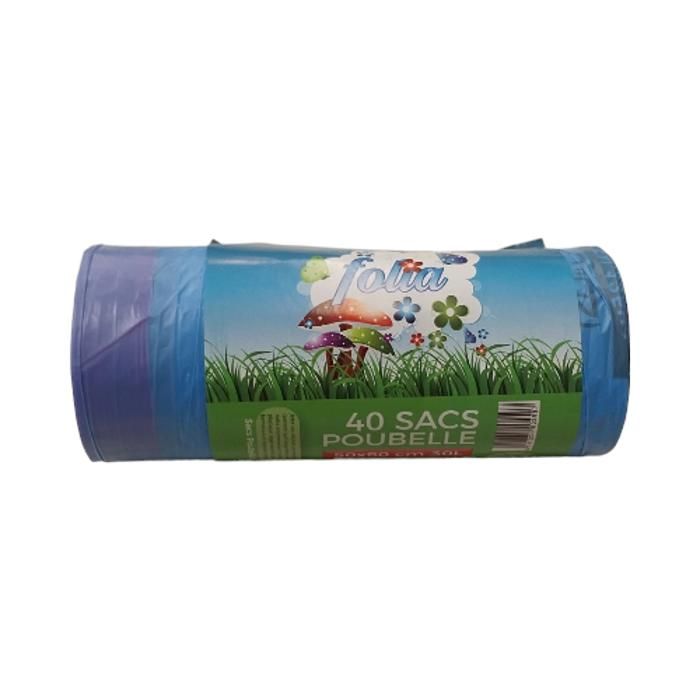SAC POUBELLE FOLIA 50X60  40U