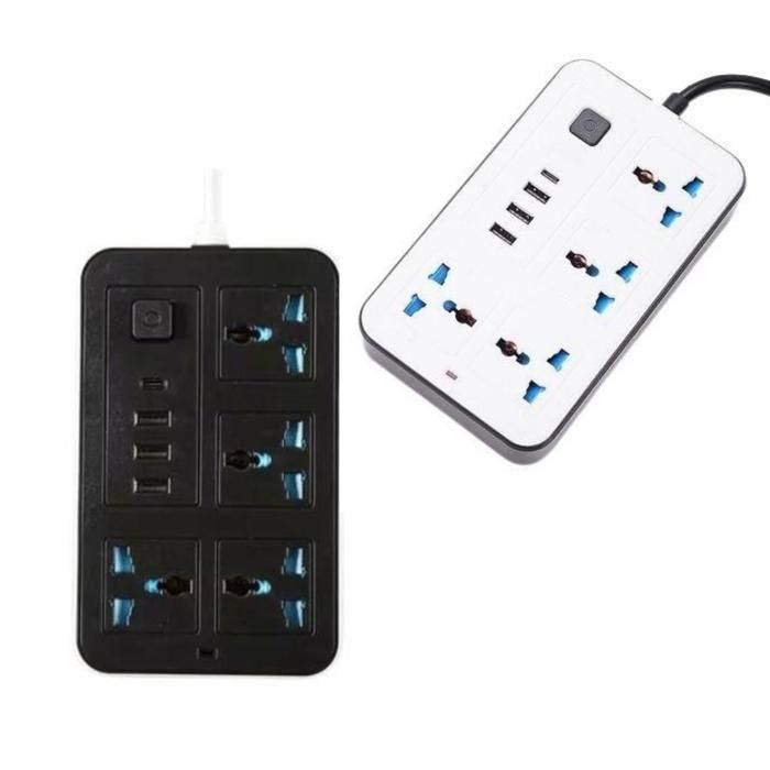 Multiprise bureau 4 prises usb charge rapide (Couleur aléatoire)