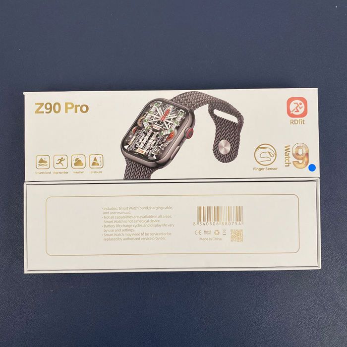 smartwatch Z90 Pro écran rond fréquence cardiaque oxygène sanguin Smartwatch pour hommes femmes