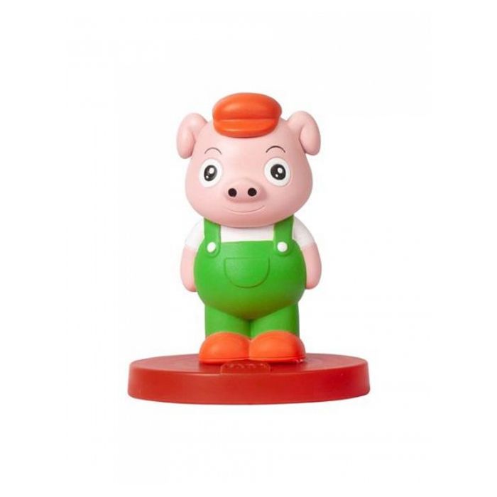 Figurine sonore Les 3 Petits Cochons - FABA - Pour enfants à partir de 4 ans - Garantie 2 ans - Couleur vert