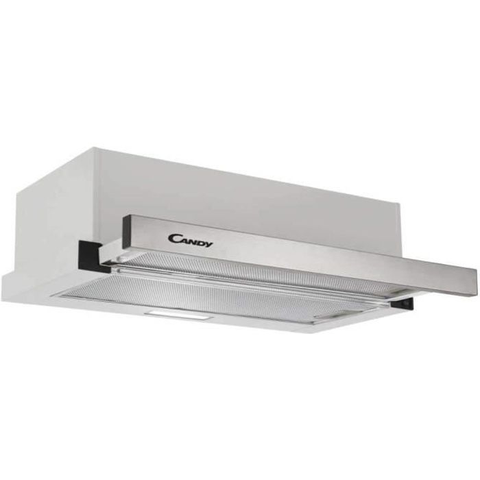 Hottes télescopiques Candy CBT6130-3X - Gris - 264 m³/h - 64 dB