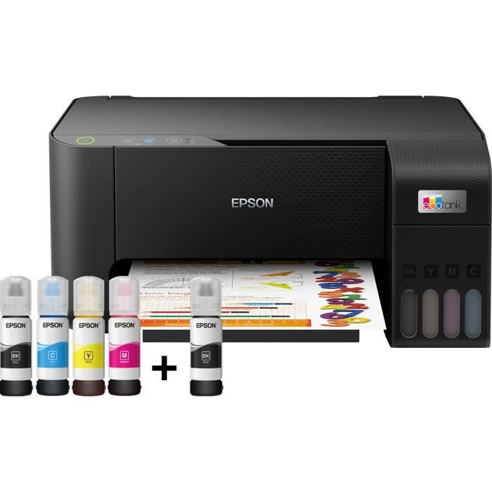 Imprimante multifonction - Epson - L3210 - Noir - Jet d'encre - A4