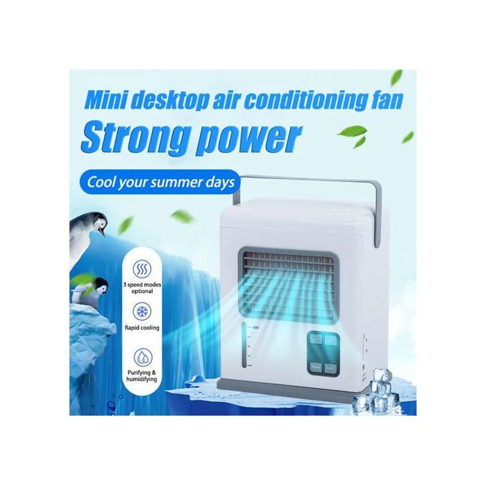 Mini ventilateur numérique enfichable, climatisation de bureau