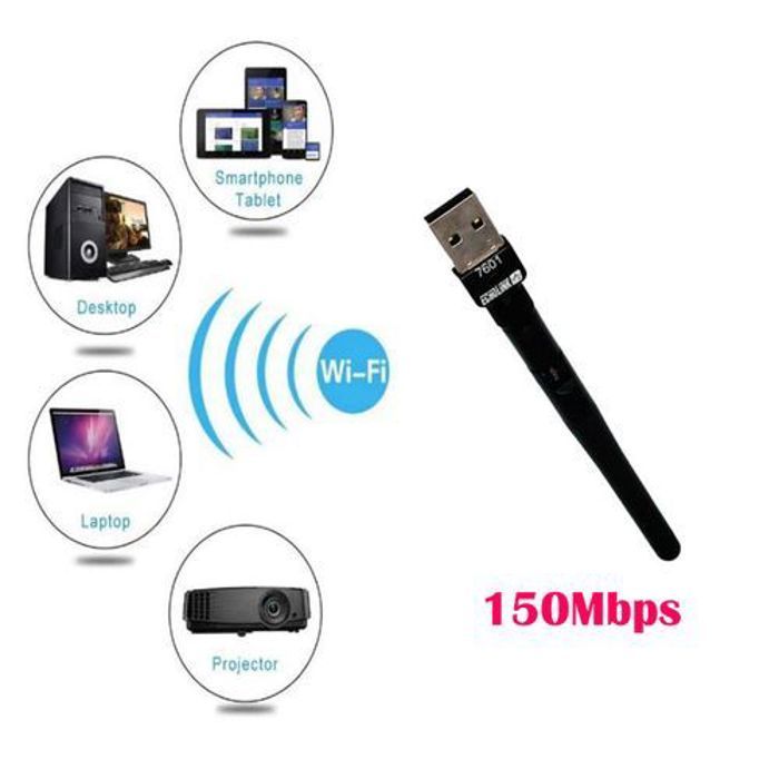 Echolink Clé Wifi USB 150 Mbps, antenne WiFI, USB Adapter