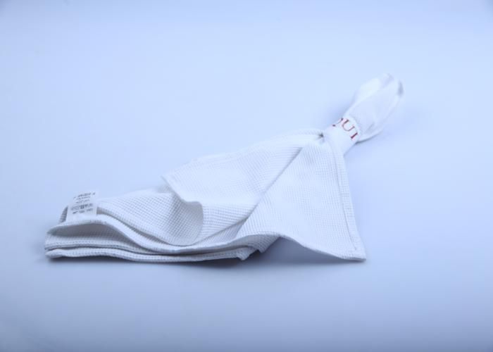 Torchons de cuisine - GENERIC - Set de 2 - Jacquard blanc - 45x45 cm - Absorbants et durables