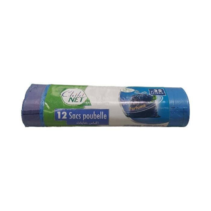 CHIKINET SAC POUBELLE PARFUME 35L  12UNITES