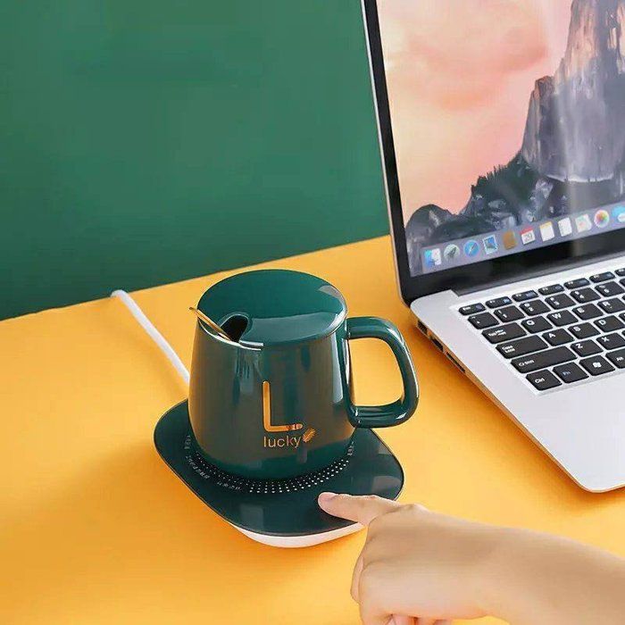Tasse à température constante - CUISINE MODERNE - Chauffe-café - Vert - Bureau - Maison
