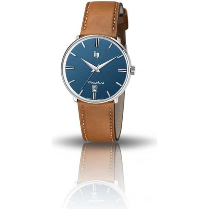 Montre - Dauphine - 671429 - Cuir - Quartz - Marron