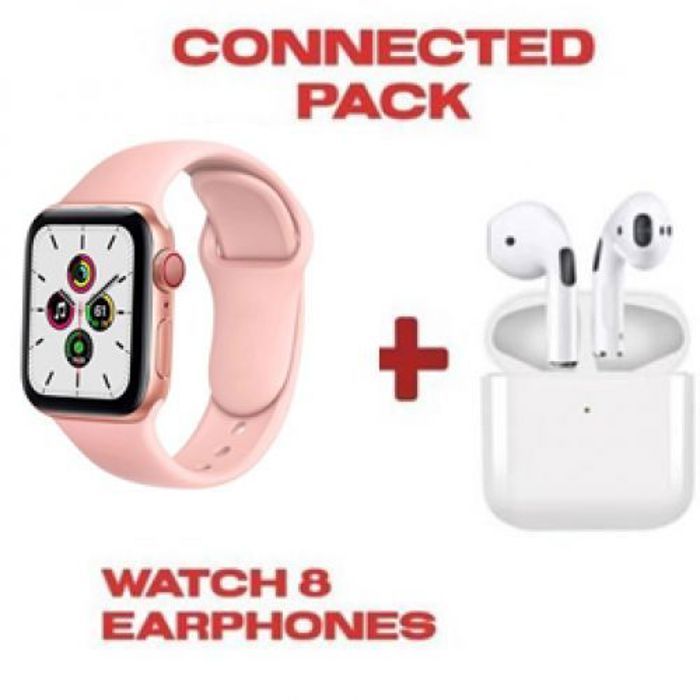 Montre connectée - Connected pack - Watch 8 - Micro intégré - Suivi santé - Multisport