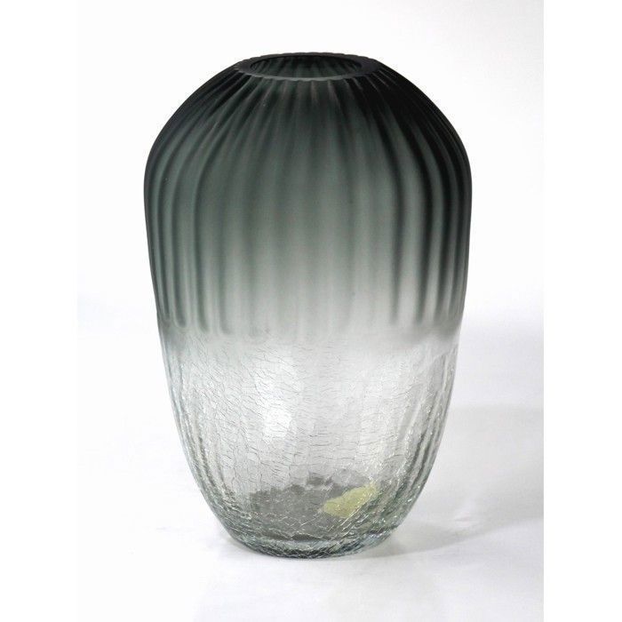 Vase en verre - MAISON ACACIA - KL2020-8N - 18x43 cm - Élégance - Chic