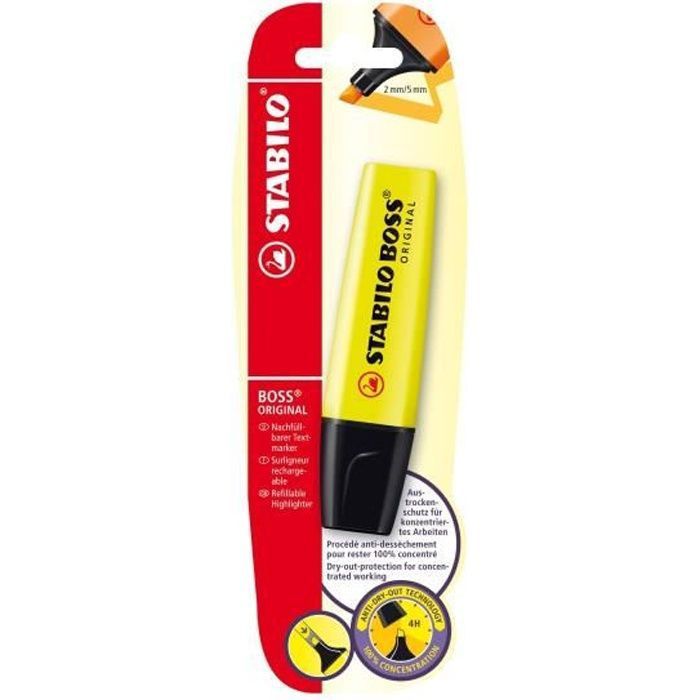 STABILO - Surligneur boss jaune