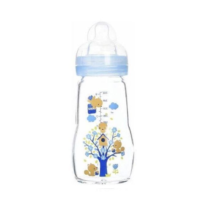 Mam Baby Biberon Anti-colic +2m 260ml - Couleur Aléatoire