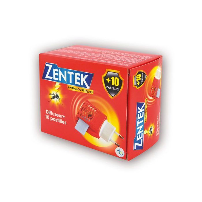 Diffuseur électrique anti-moustiques avec 10 pastilles - ZENTEK