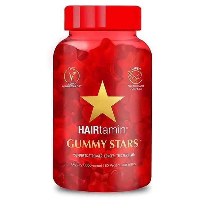 HAIRtamin-Vitamines GUMMY STARS-Supplément capillaire 60 Gummies