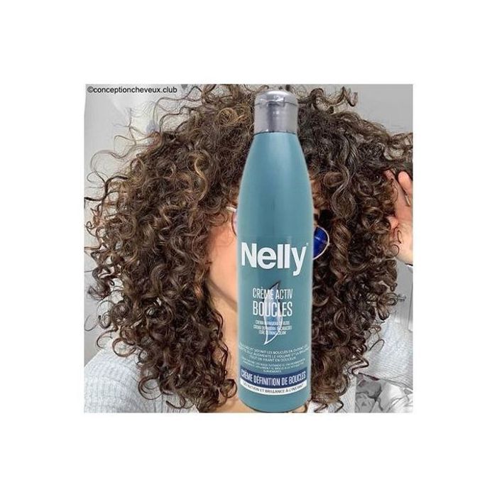 Crème Activ Boucles Nelly pour des boucles définies et sans frisottis - 250ml