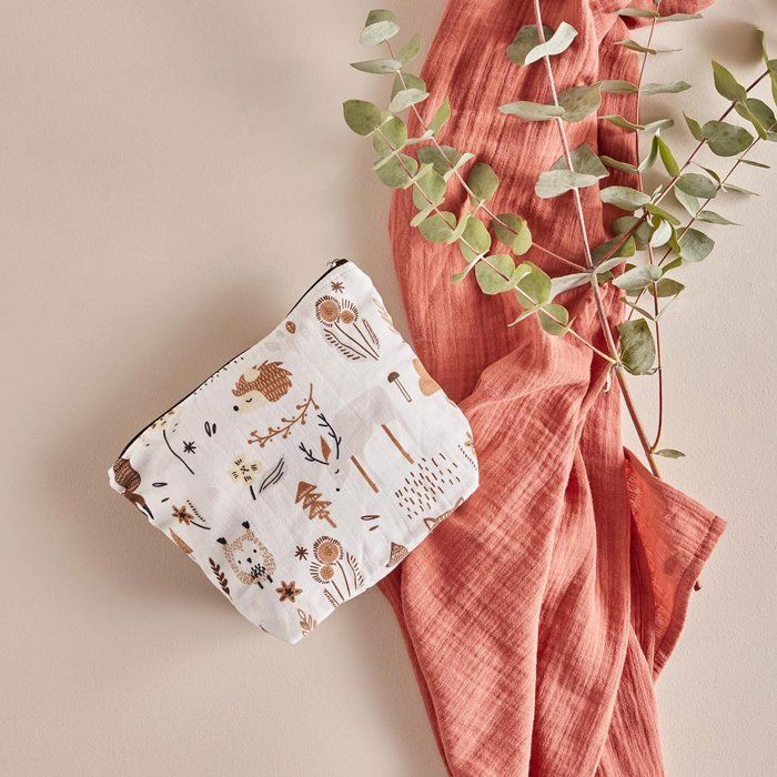Sac Bennet 100% Coton MARRON (20x27 cm)