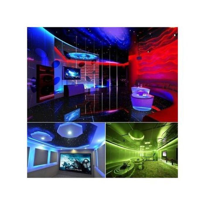 Ruban LED - RGB - 5M - Télécommande sans fil - Ultra-lumineux - Faible consommation d'énergie