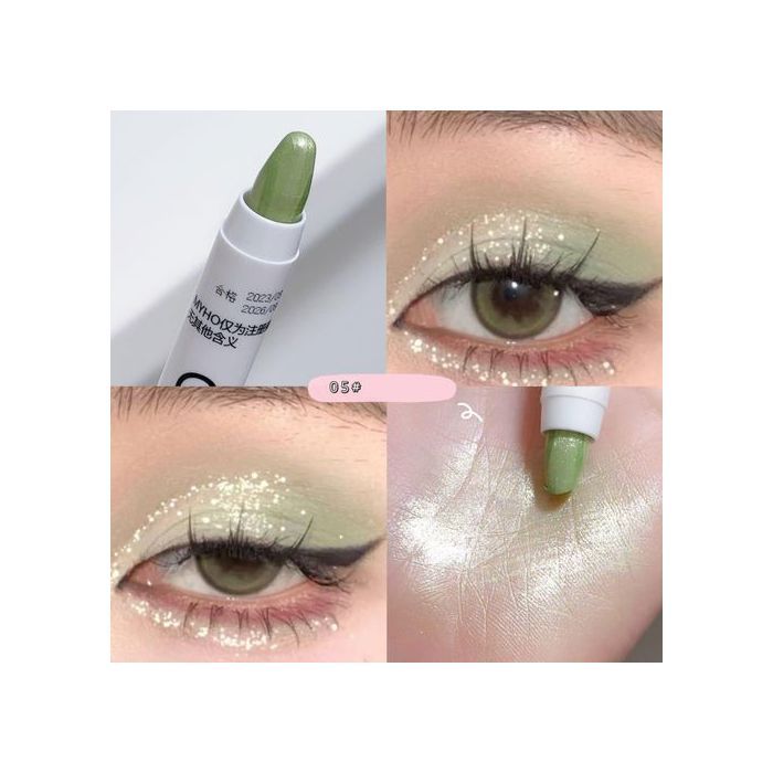 1Pc Stylo d'ombre à Paupières , Crayon à Paillettes, Highlight ,Eclairant les yeux
