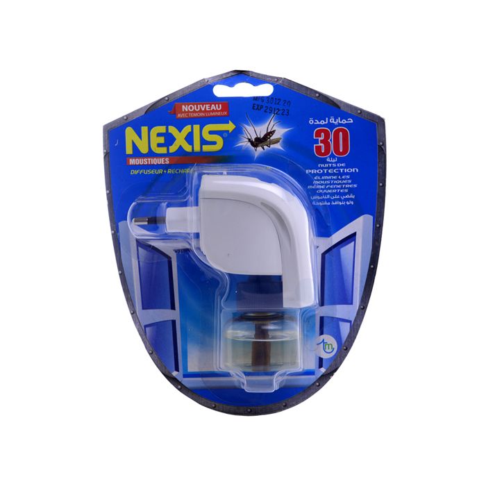 Diffuseur électrique + recharge liquide x30 nuits - NEXIS