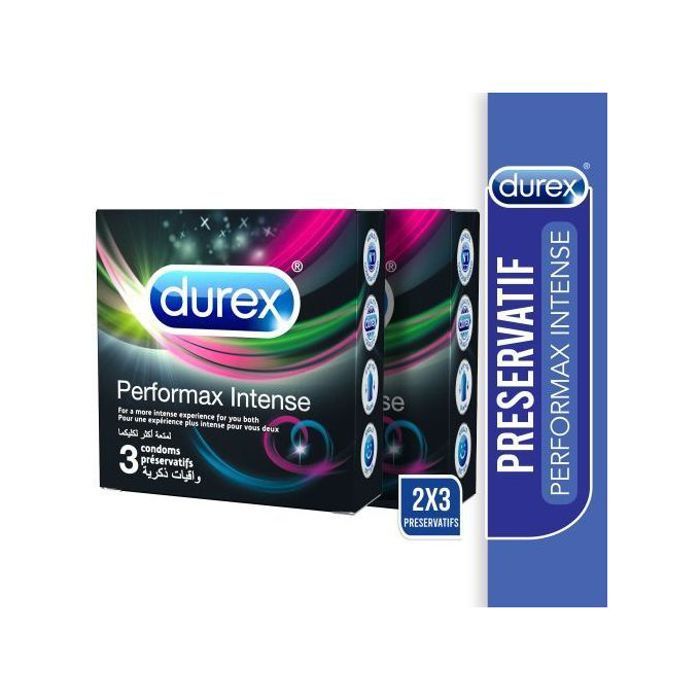Durex Pack de 2 Performax Intense - 3x2 préservatifs