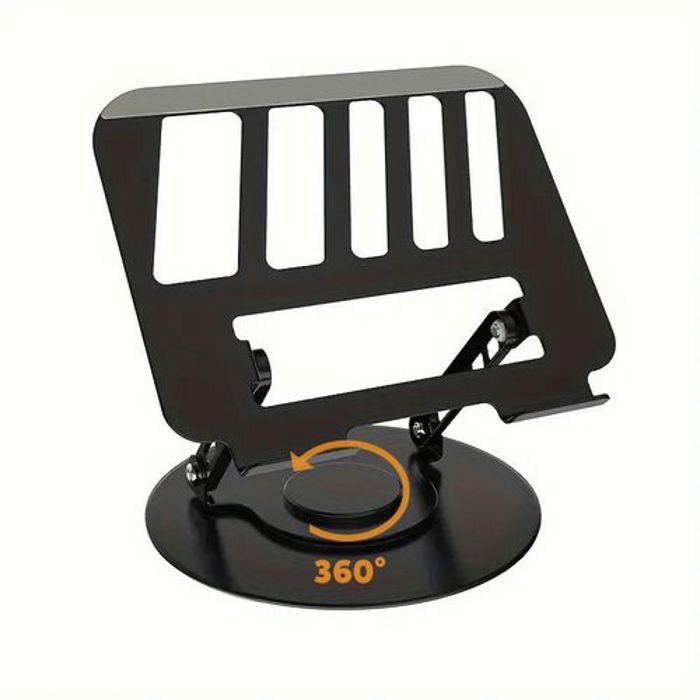 Support pour ordinateur portable en acier carbone rotatif à 360